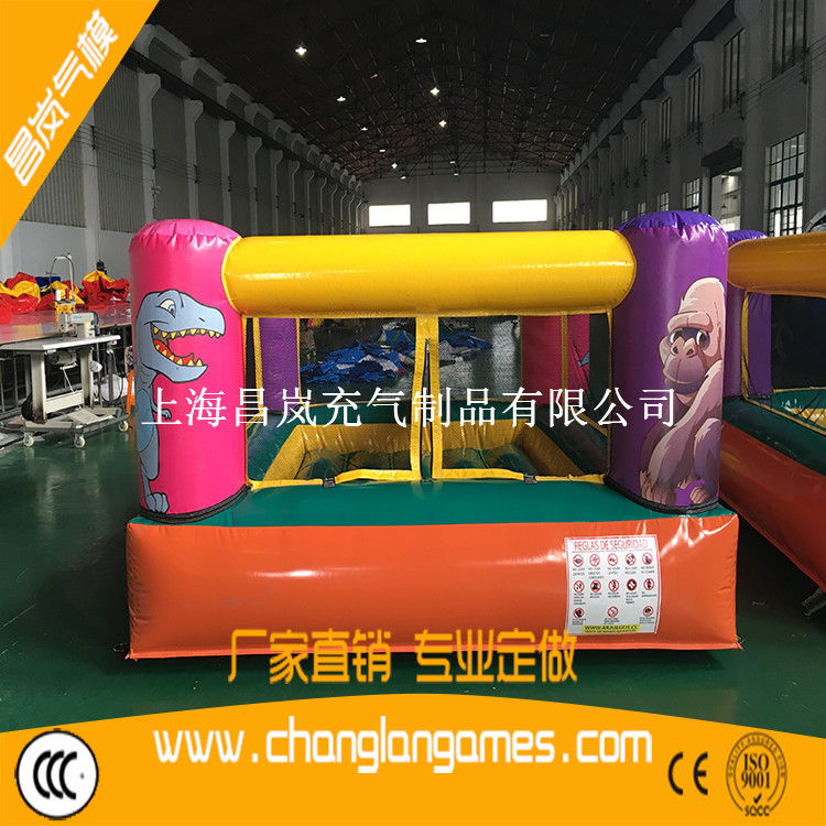 廠(chǎng)家直銷(xiāo)充氣小跳床家用兒童小型城堡 small inflatable air boucy castle for kids