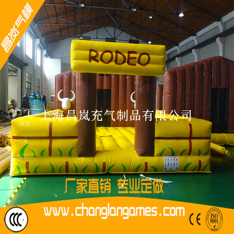 廠家直銷充氣斗牛機(jī)墊子定做出口 充氣斗牛機(jī)墊子inflatable machine bull cushion air mat for sport game protect