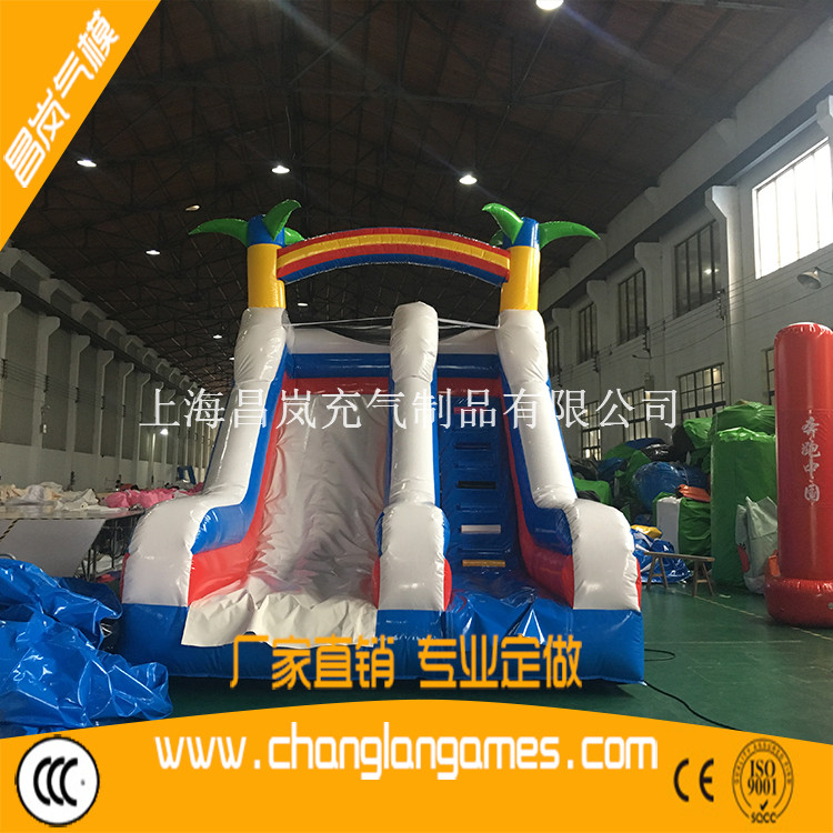 廠家直銷充氣滑梯 出口韓國(guó)風(fēng)格充氣滑梯 inflatable slide game for kids