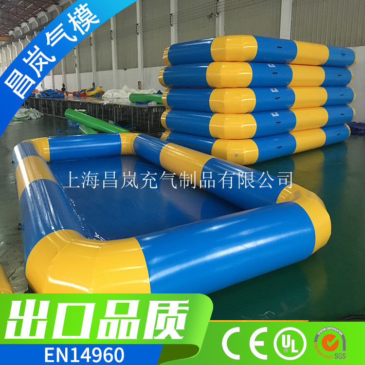 廠(chǎng)家直銷(xiāo)出口韓國(guó)6*3m家用小型充氣水池兒童游泳池 inflatable swimming pool for kids