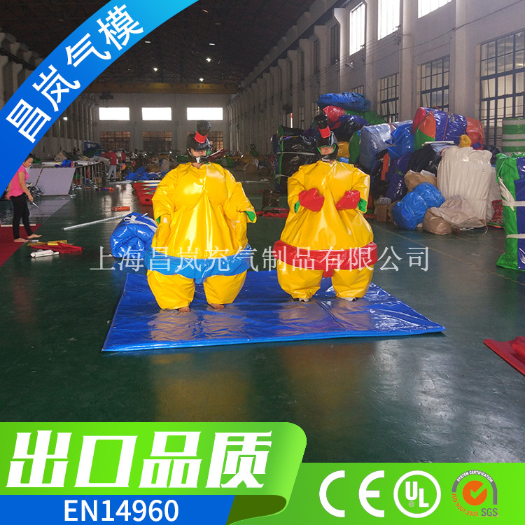 廠家直銷 PVC夾網(wǎng)布優(yōu)質(zhì)相撲服出口 PVC tarpoulin sumo suit