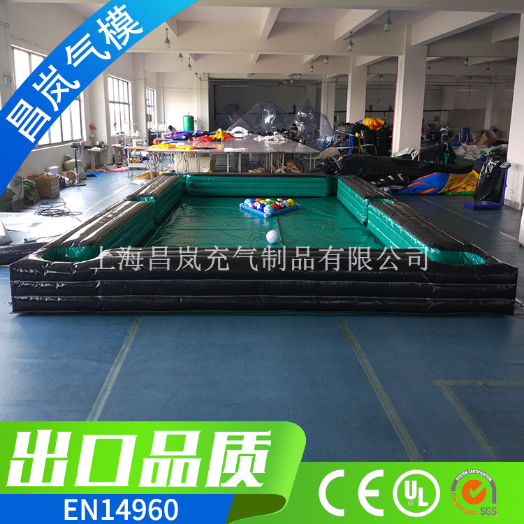 廠家直銷 inflatable table snooker 充氣斯諾克桌球游戲 充氣臺球桌16個小足球式充氣臺球桌趣味運動真人足球 inflatable snookball